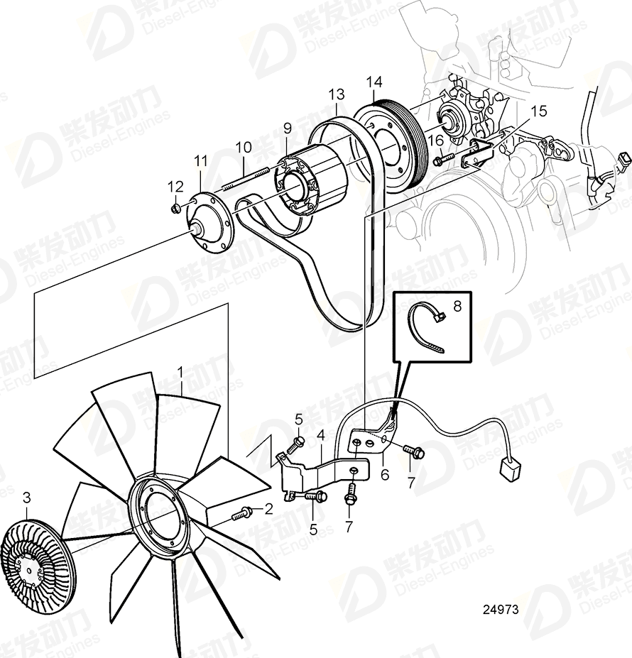 volvo penta Clutch 21315242 Drawing volvo penta Clutch 21315242 Drawing